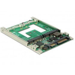 2½" adapter til 2 x mSATA,...