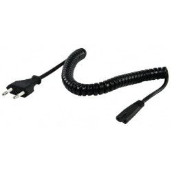 Power cord with flat 2-pin...