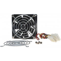 12VDC blæser 80 x 80mm uden tacho regulering