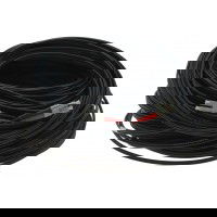 Fiberoptisk kabel med fleksibel armering af rustfrit stål - multimode LC, 120 meter