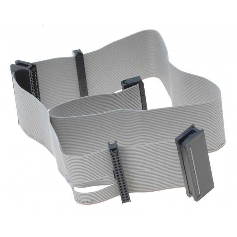 Floppy fladkabel, 60 cm, IDC 34 stik Floppy fladkabel, 60 cm, IDC 34 stik