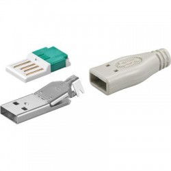USB A hanstik til lodning...