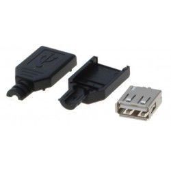 USB A female connector...
