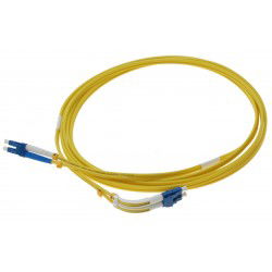 Angled fiber cable, single...