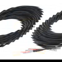 Fiberoptisk kabel med fleksibel armering af rustfrit stål - multimode SC, 100 meter
