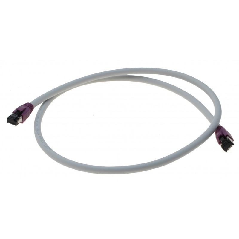 Cat. 8 netværkskabel, RJ45, S/FTP - PiMF, LSZH, 25/40G Base-T, 2000 MHz, grå, 1,0m Cat. 8 netværkskabel, RJ45, S/FTP - PiMF, LSZH, 25/40G Base-T, 2000 MHz, grå, 1,0m