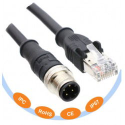RJ45 industrial cable M8 /...
