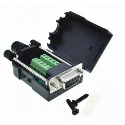Terminal block with DB9...