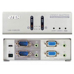 Matrix omskifter til 2 VGA+LYD