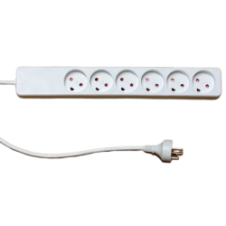 Socket with 6 DK outlets...