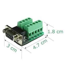 D-sub terminal block with...