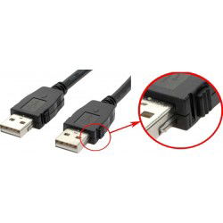 USB cable with mechanical...