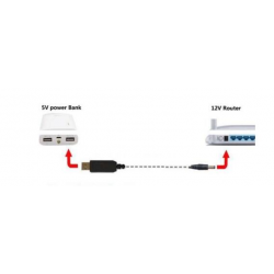 12VDC / 700mA step-up...