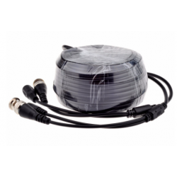 RG59 kabel med strømkabel,...