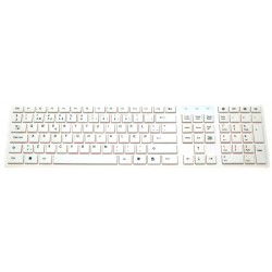Tastatur, hvid, DK-tegn,...
