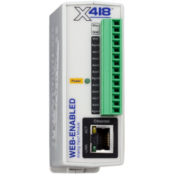 Web Analog input modul. 8 x...