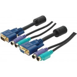 KVM Kabel VGA han,...