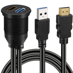 HDMI and USB Combi cable...
