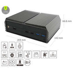 Iot Embedded PC Fanless,...