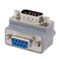 Serial SUB-D DB9 90º male...