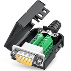 Terminal block with DB9...