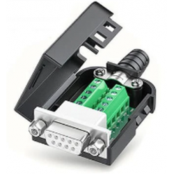Terminal block with DB9...