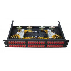 24-port patchpanel ST stik