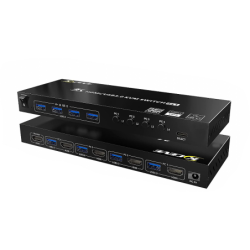 4-ports KVM-switch med HDMI...