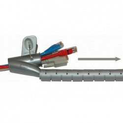 Cable assembly, gray, pack...