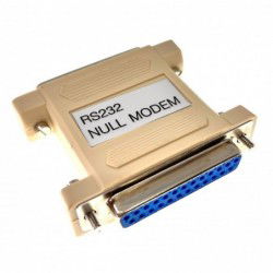 Nullmodem adapter with DB25...