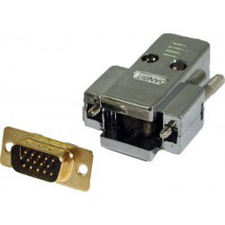 DB15HD male connector with...