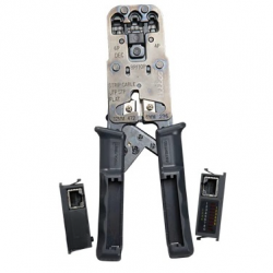 Crimping pliers with cable...