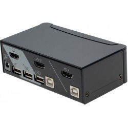 2 ports KVM omskifter med...