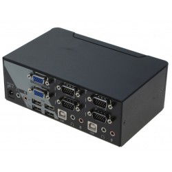 2 ports KVM omskifter, 2 x...
