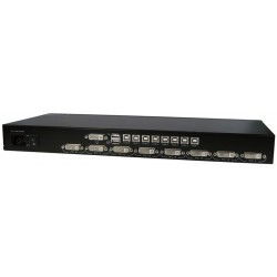 8 ports KVM omskifter med...
