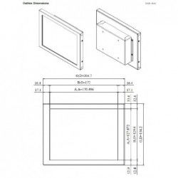 8.4 tommer industrielt...