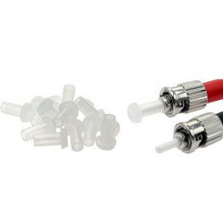 Dust cap for ST fiber...