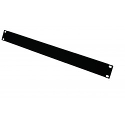 1U blind plate, 19", black