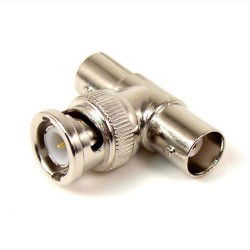 BNC T-Led. 50 ohm forgrener...