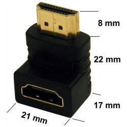 HDMI angle connector 90º...