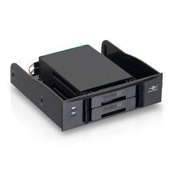 Harddisk skuffe til 2 x 2½...