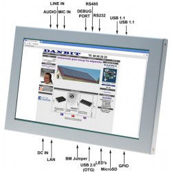 10.1" Panel PC m/ WIN CE6.0