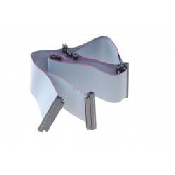 SCSI fladkabel, 8 x...