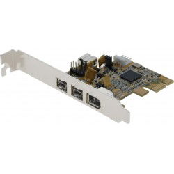 PCIE kort med 4 FireWire...
