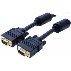 VGA cable DB15HD male/male,...