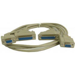 Universelt null modem kabel...