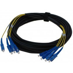 Armeret fiberkabel, Single...