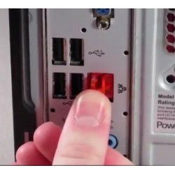 One time lock for RJ45 port...