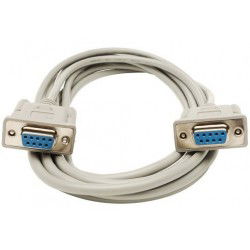 Nullmodem kabel med 2 x DB9...