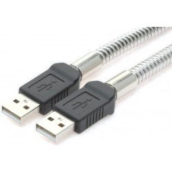 Metal armeret USB kabel med...